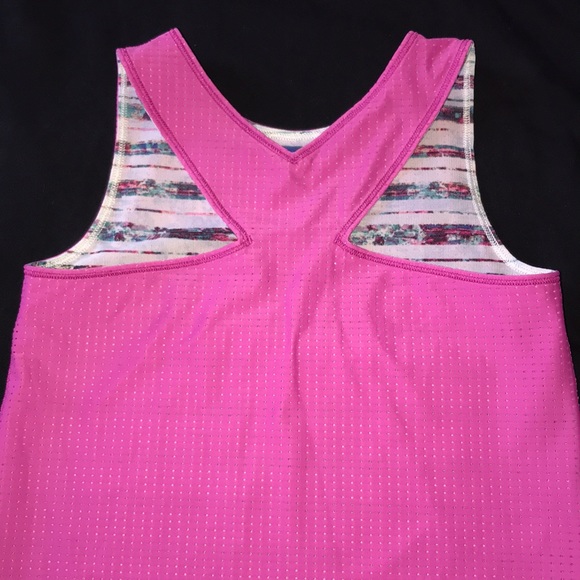 Ivivva Pink Reversible Double Drill Mesh Top.  Size 7/8. - Picture 10 of 12
